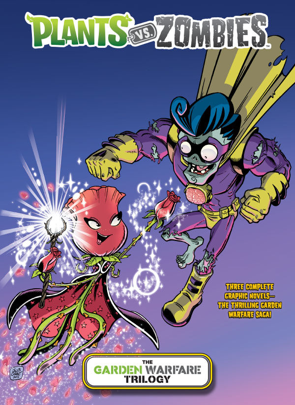 Cover of Plants vs. Zombies: The Garden Warfare Trilogy Boxed Set HC, published by Dark Horse