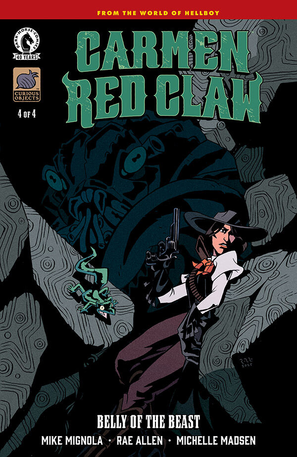 Cover of Carmen Red Claw: Belly of the Beast #4, published by Dark Horse