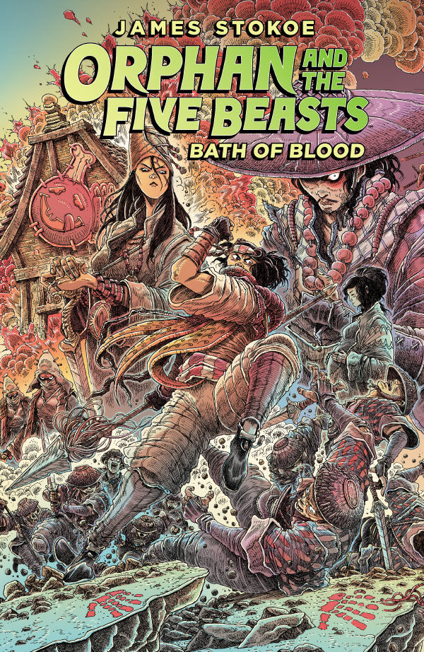 Cover of Orphan and the Five Beasts Volume 2: Bath of Blood TPB, published by Dark Horse