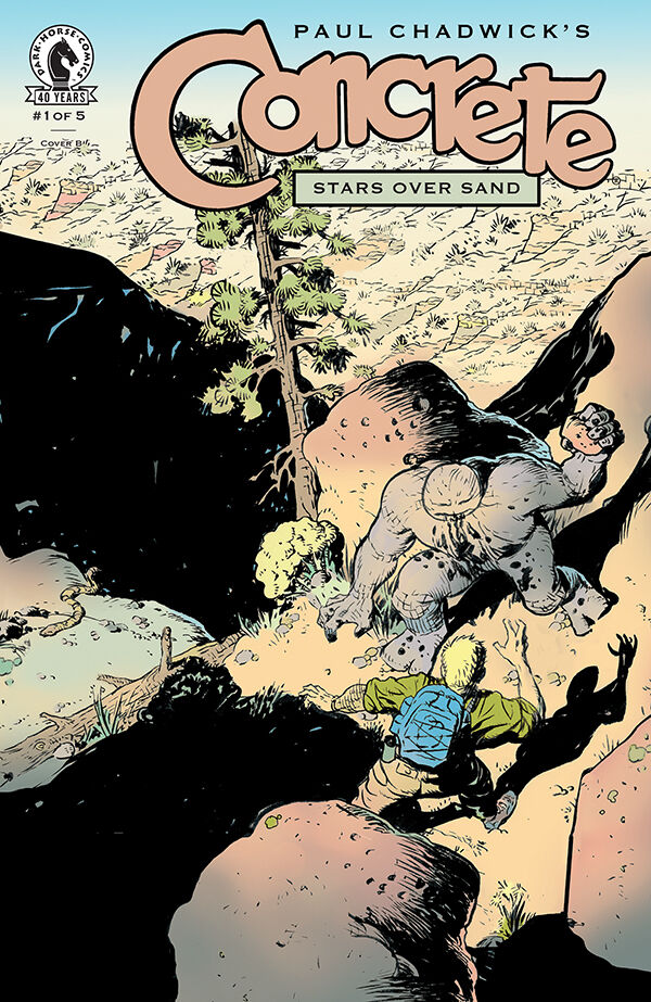 Cover of Concrete: Stars Over Sand #1 (Paul Chadwick Variant Cover), published by Dark Horse