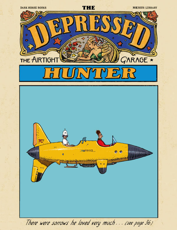 Cover of Moebius Library: The Depressed Hunter HC, published by Dark Horse