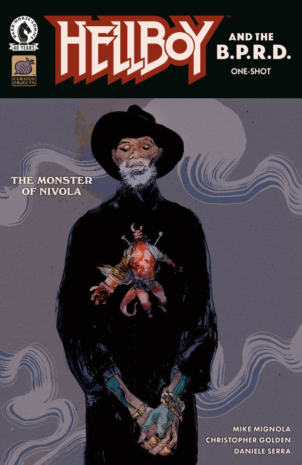 Cover of Hellboy and the B.P.R.D.: The Monster of Nivola (Nicolas Nemiri Variant Cover), published by Dark Horse