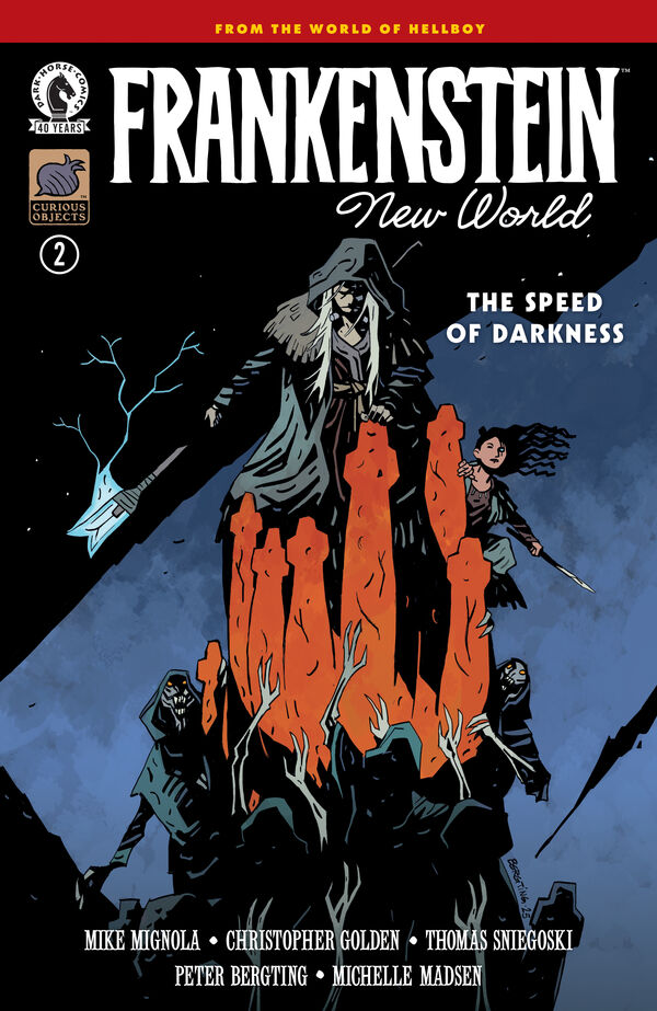 Cover of Frankenstein: New World--The Speed of Darkness #2, published by Dark Horse