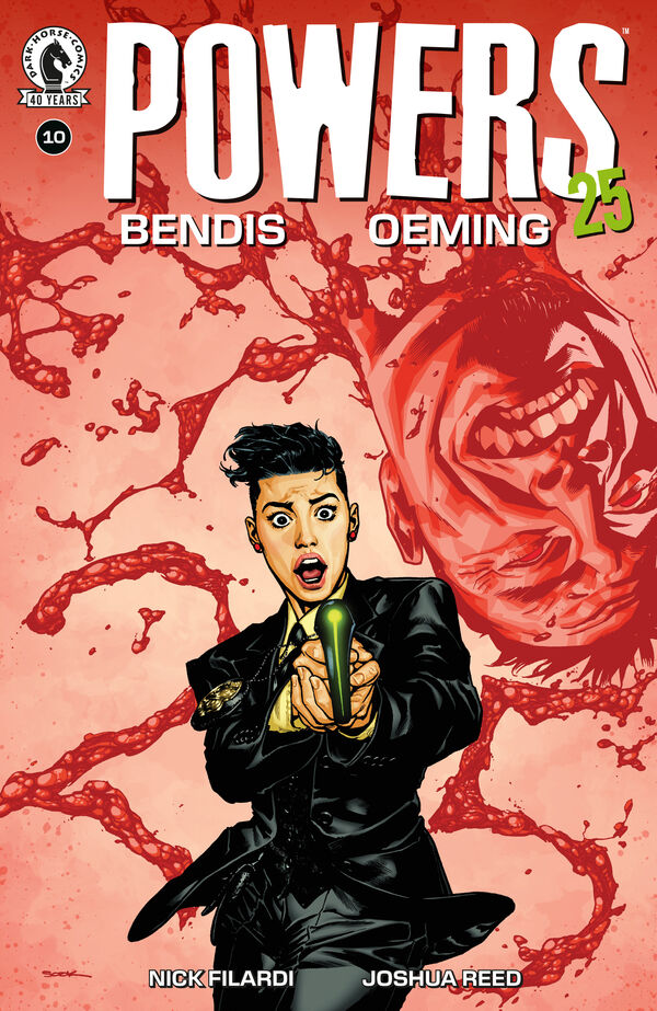 Cover of Powers 25 #10 (Ryan Sook Variant Cover), published by Dark Horse