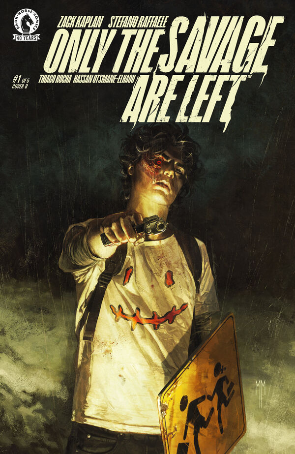 Cover of Only the Savage Are Left #1 (Marco Mastrazzo Variant Cover), published by Dark Horse
