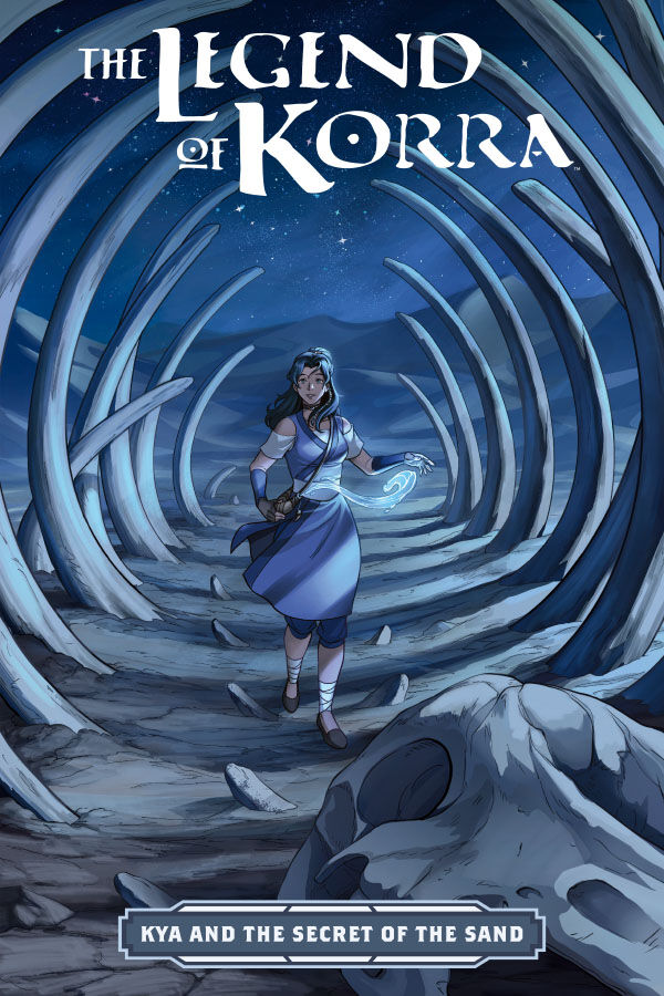 Cover of The Legend of Korra: Kya and the Secret of the Sand TPB, published by Dark Horse