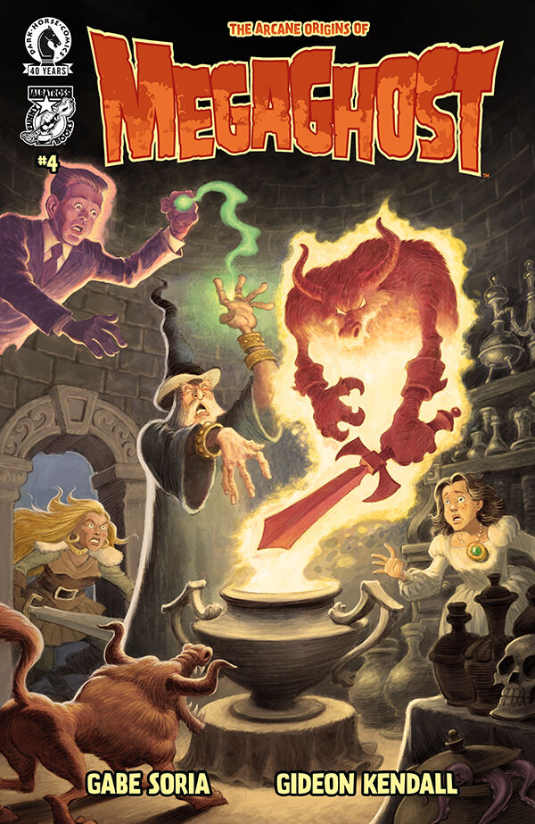 Cover of Megaghost Volume 2 #4, published by Dark Horse