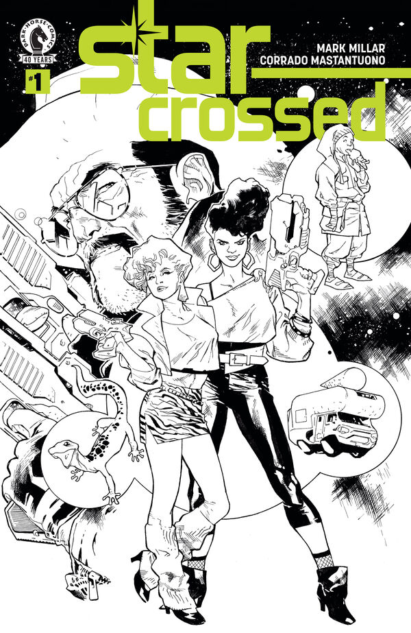 Cover of Star-Crossed #1 (Stuart Immonen Variant Cover), published by Dark Horse