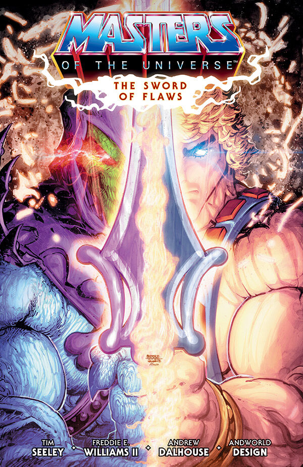 Cover of He-Man and the Masters of the Universe Volume 1: The Sword of Flaws TPB, published by Dark Horse