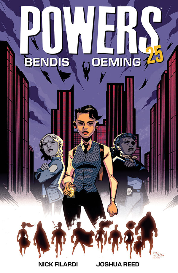 Cover of Powers 25 Volume 1 TPB, published by Dark Horse