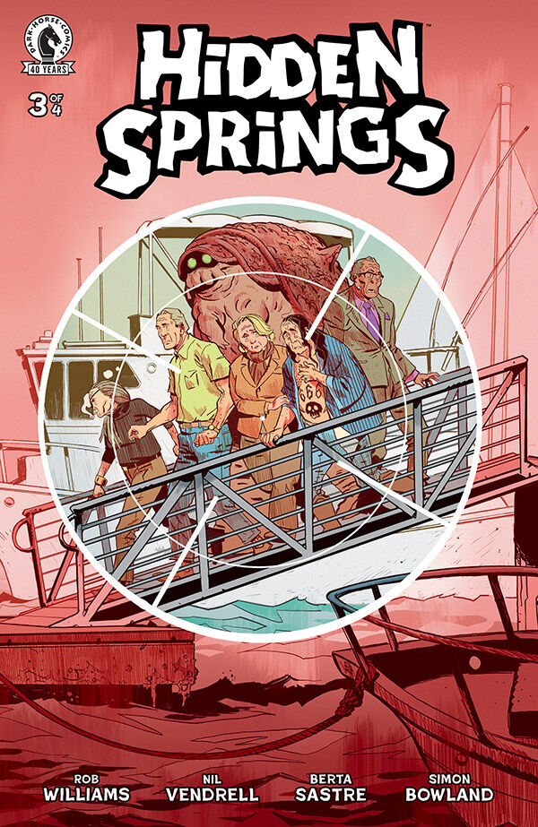 Cover of Hidden Springs #3, published by Dark Horse