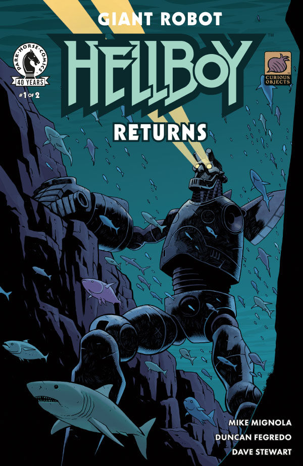 Cover of Giant Robot Hellboy Returns #1 (Ben Stenbeck Variant Cover), published by Dark Horse