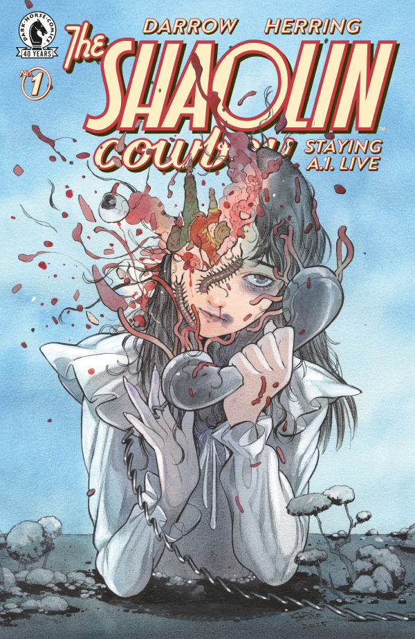 Cover of Shaolin Cowboy: Staying A.I.Live #1 (Peach Momoko Variant Cover), published by Dark Horse