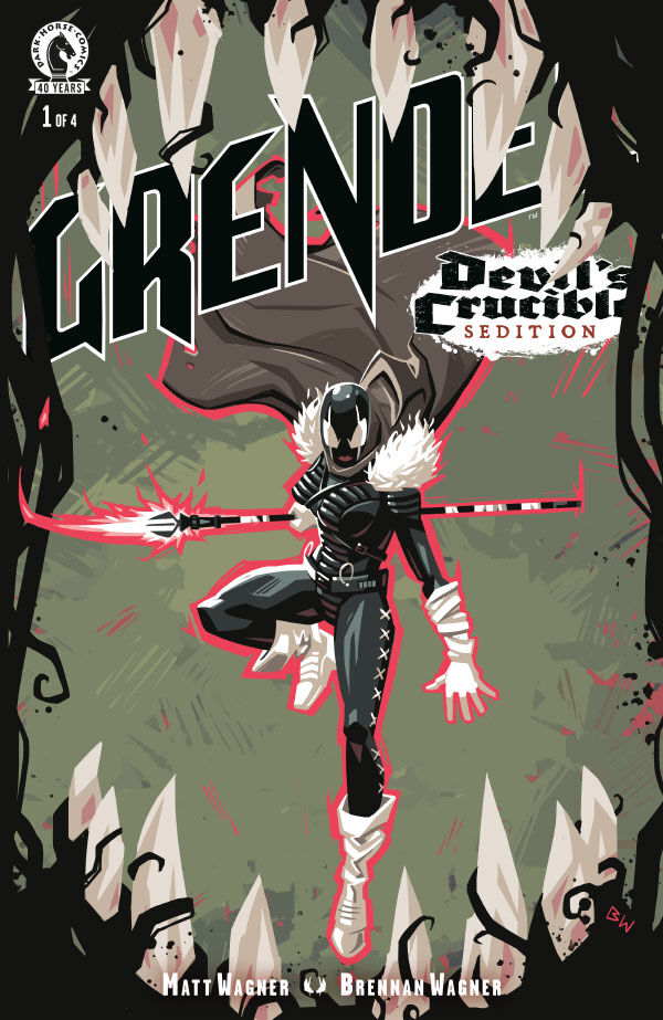 Cover of Grendel: Devil's Crucible--Sedition #1 (Brennan Wagner Variant Cover), published by Dark Horse