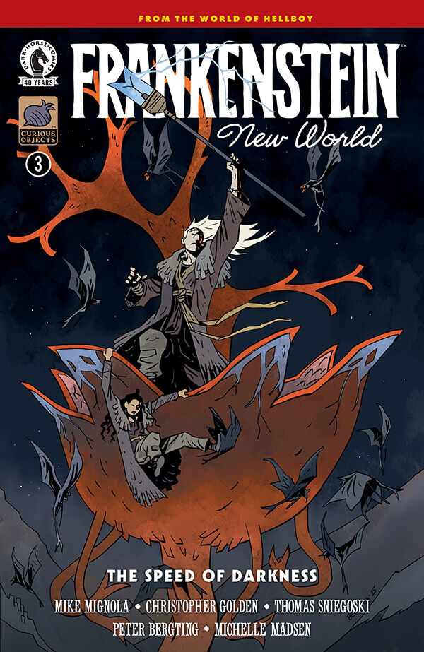 Cover of Frankenstein: New World--The Speed of Darkness #3, published by Dark Horse