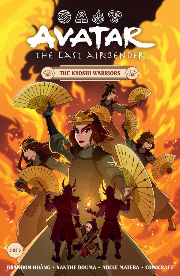 Cover of Avatar: The Last Airbender--The Kyoshi Warriors #3, published by Dark Horse