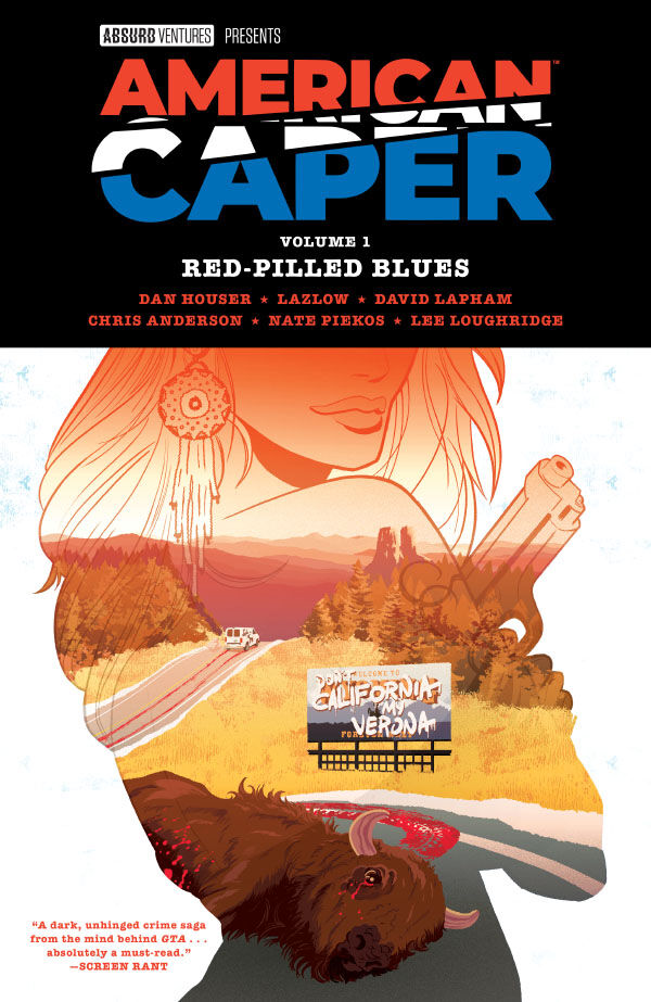 Cover of American Caper Volume 1: Red-Pilled Blues TPB, published by Dark Horse