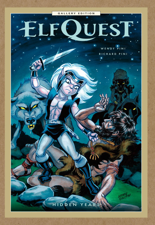 Cover of ElfQuest: Hidden Years Gallery Edition HC, published by Dark Horse