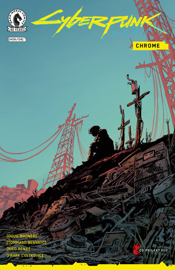 Cover of Cyberpunk 2077: Chrome #4, published by Dark Horse