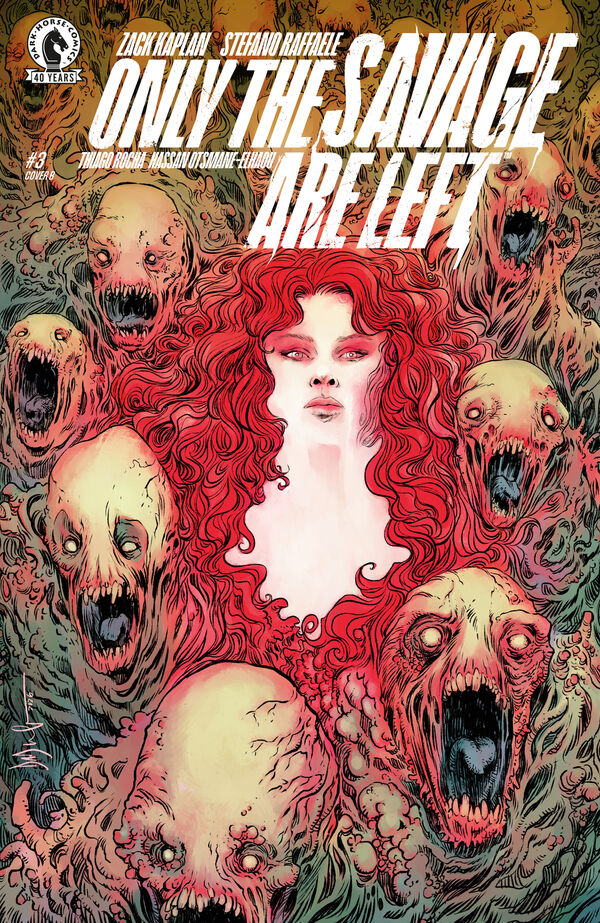 Cover of Only the Savage Are Left #3 (Dave Wachter Variant Cover), published by Dark Horse