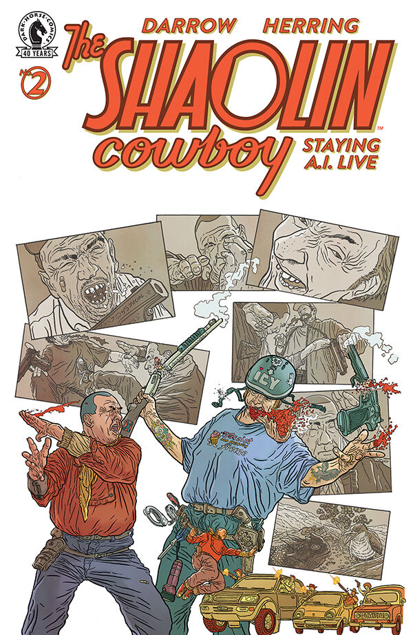 Cover of Shaolin Cowboy: Staying A.I.Live #2, published by Dark Horse