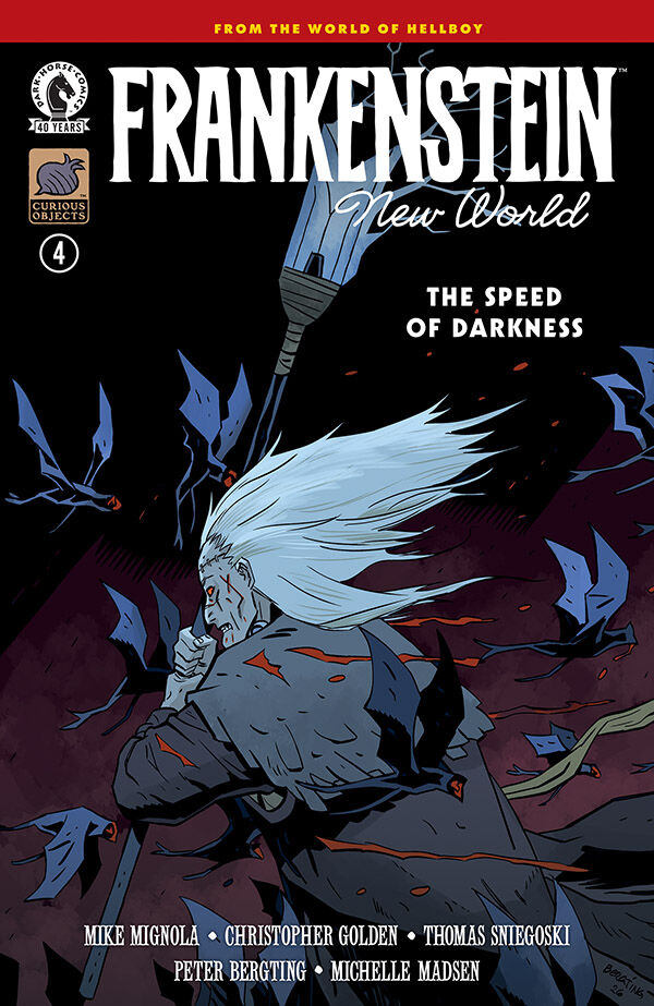 Cover of Frankenstein: New World--The Speed of Darkness #4, published by Dark Horse