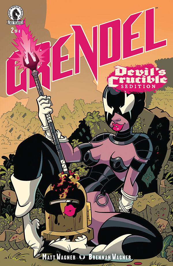 Cover of Grendel: Devil's Crucible--Sedition #2 (Steve Musgrave Variant Cover), published by Dark Horse