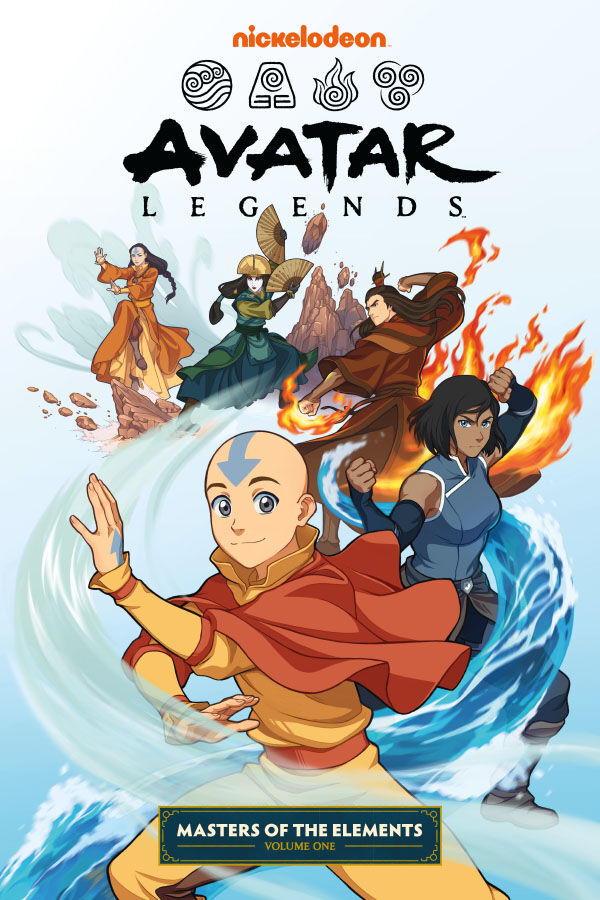 Cover of Avatar Legends: Masters of the Elements Volume 1, published by Dark Horse