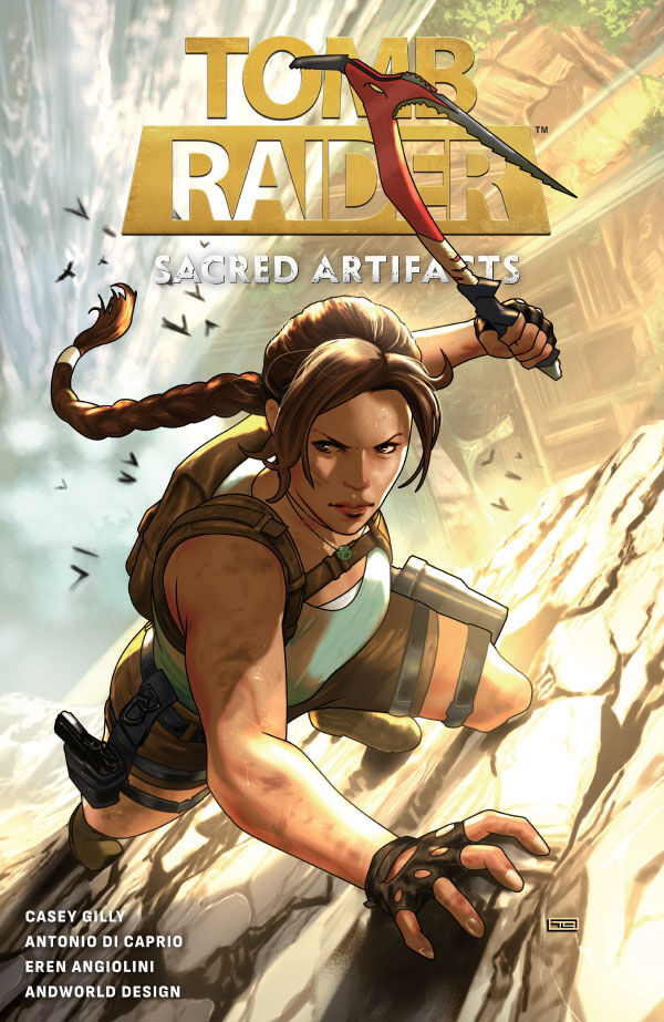 Cover of Tomb Raider: Sacred Artifacts, published by Dark Horse