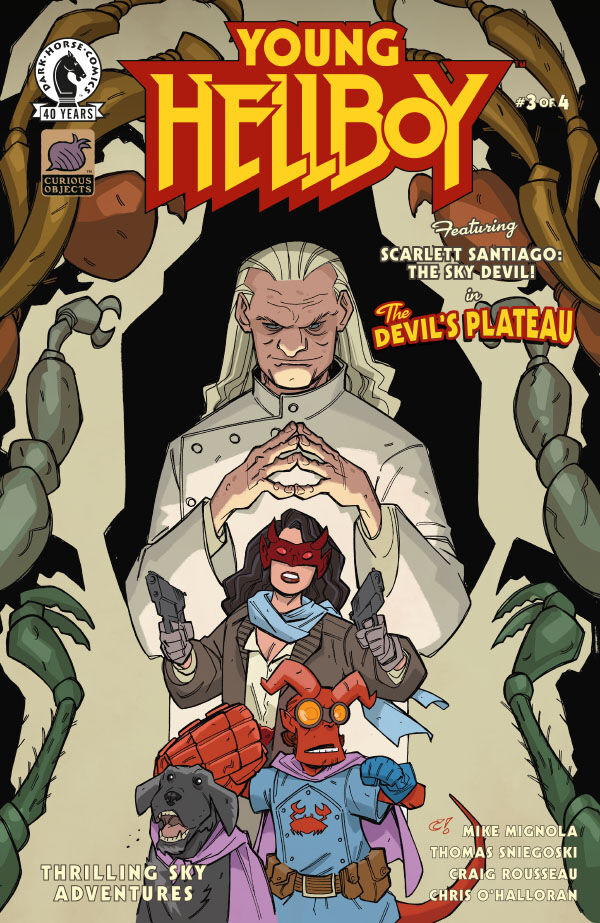 Cover of Young Hellboy: Thrilling Sky Adventures #3, published by Dark Horse