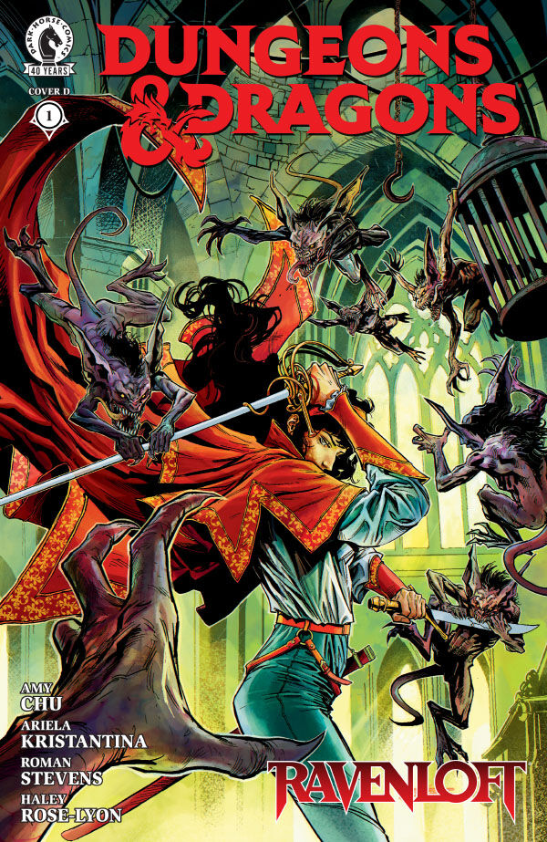 Cover of Dungeons & Dragons: Ravenloft #1 (Todor Hristov Variant Cover), published by Dark Horse