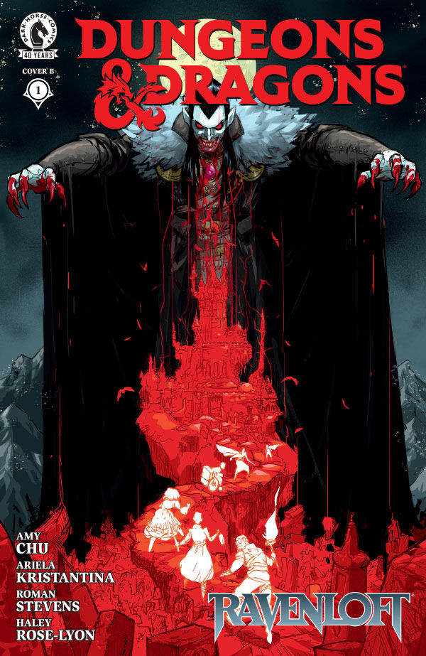 Cover of Dungeons & Dragons: Ravenloft #1 (Riley Rossmo Variant Cover), published by Dark Horse