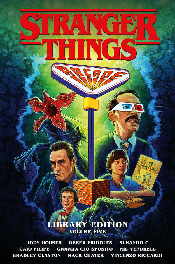 Cover of Stranger Things Library Edition Volume 5 HC, published by Dark Horse