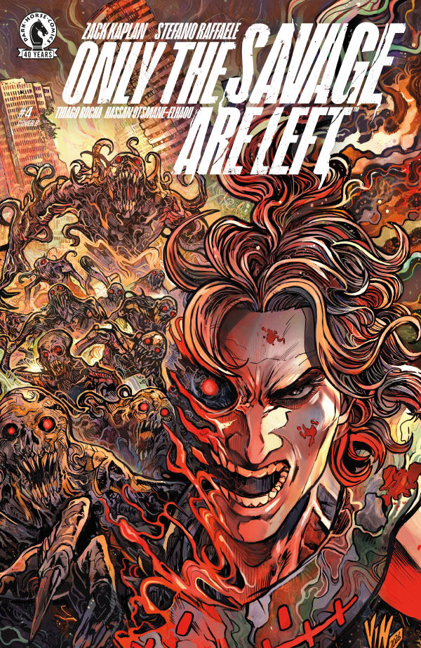 Cover of Only the Savage Are Left #4 (Vincenzo Riccardi Variant Cover), published by Dark Horse