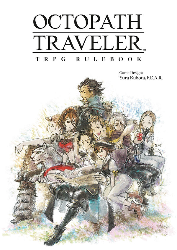 Cover of Octopath Traveler TRPG Rulebook HC, published by Dark Horse