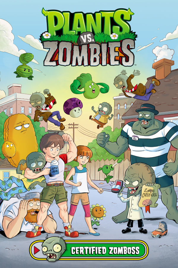 Cover of Plants vs. Zombies Volume 26: Certified Zomboss HC, published by Dark Horse