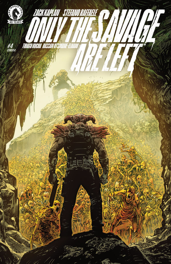 Cover of Only the Savage Are Left #4, published by Dark Horse