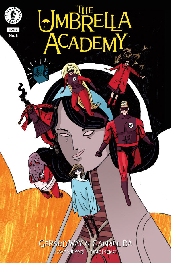 Cover of The Umbrella Academy: Plan B #5 (Warwick Johnson Cadwell Variant Cover), published by Dark Horse