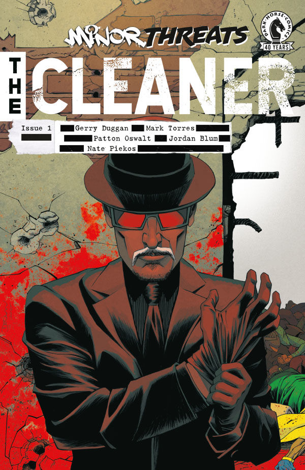 Cover of Minor Threats: The Cleaner #1 (Declan Shalvey Variant Cover), published by Dark Horse