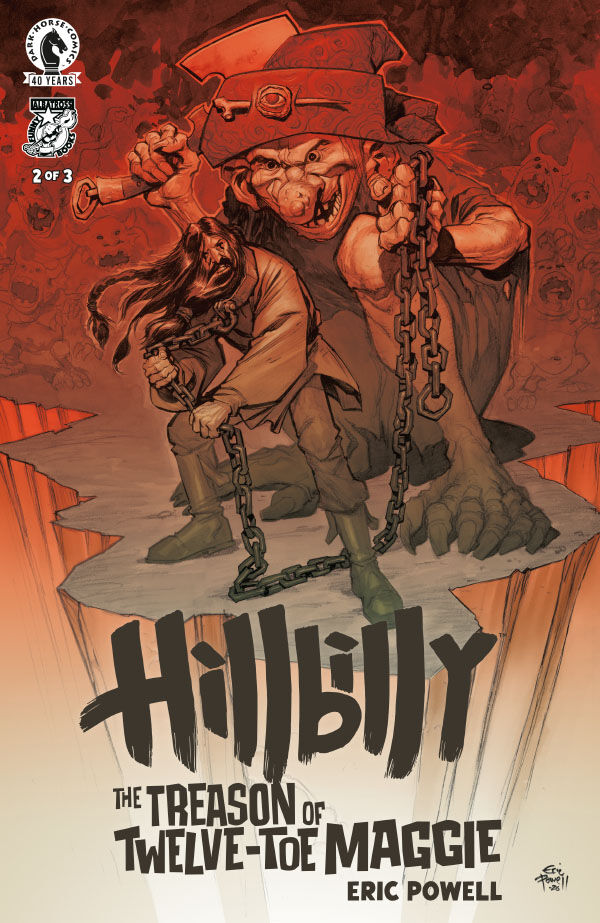 Cover of Hillbilly: The Treason of Twelve-Toe Maggie #2, published by Dark Horse