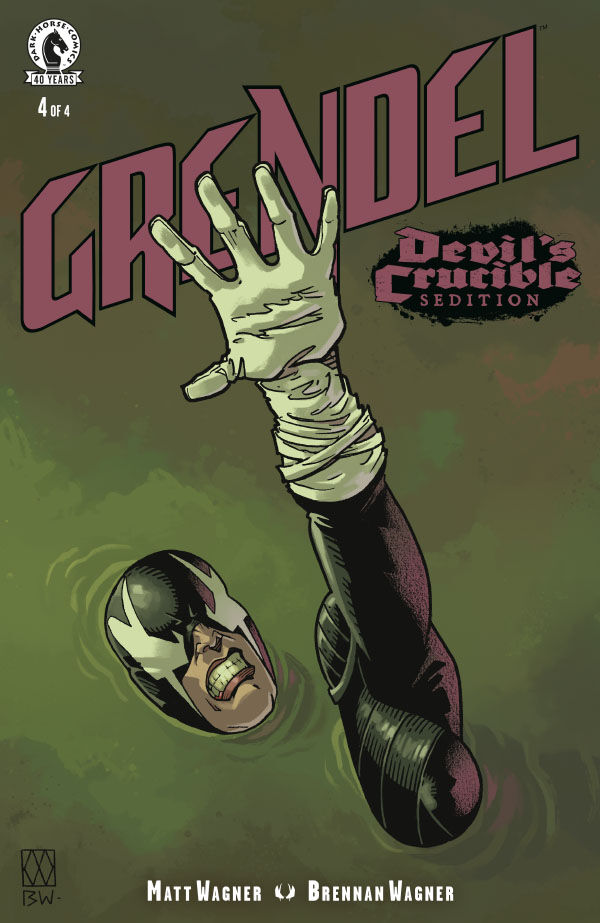 Cover of Grendel: Devil's Crucible--Sedition #4, published by Dark Horse