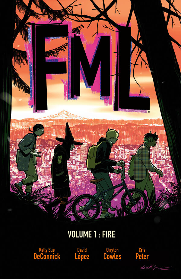 Cover of FML Volume 1: Fire TPB, published by Dark Horse