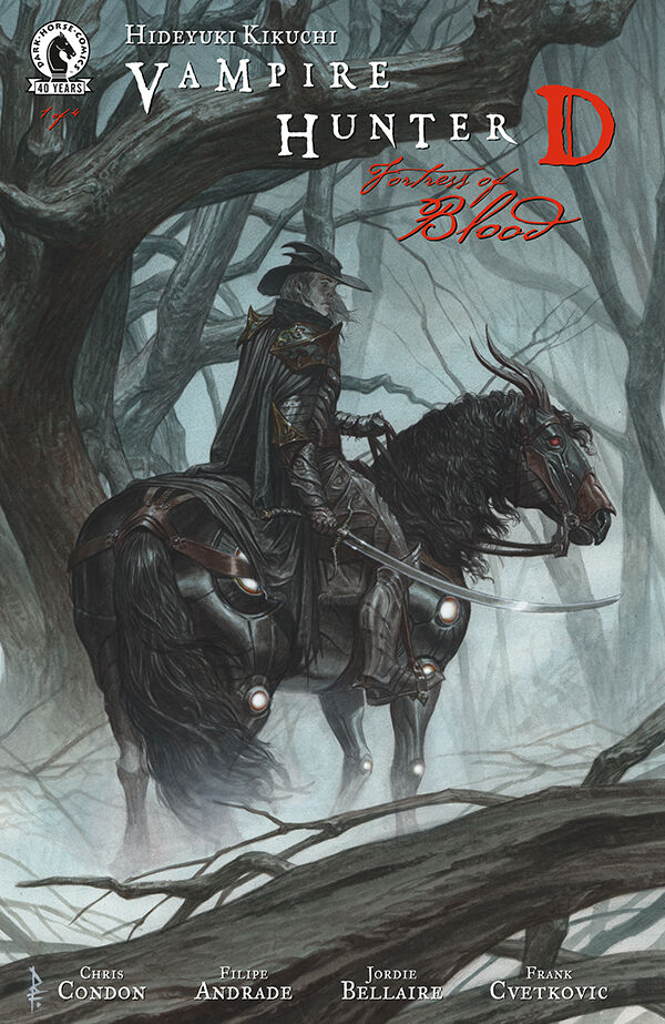 Cover of Vampire Hunter D: Fortress of Blood #1 (Riccardo Federici Variant Cover), published by Dark Horse