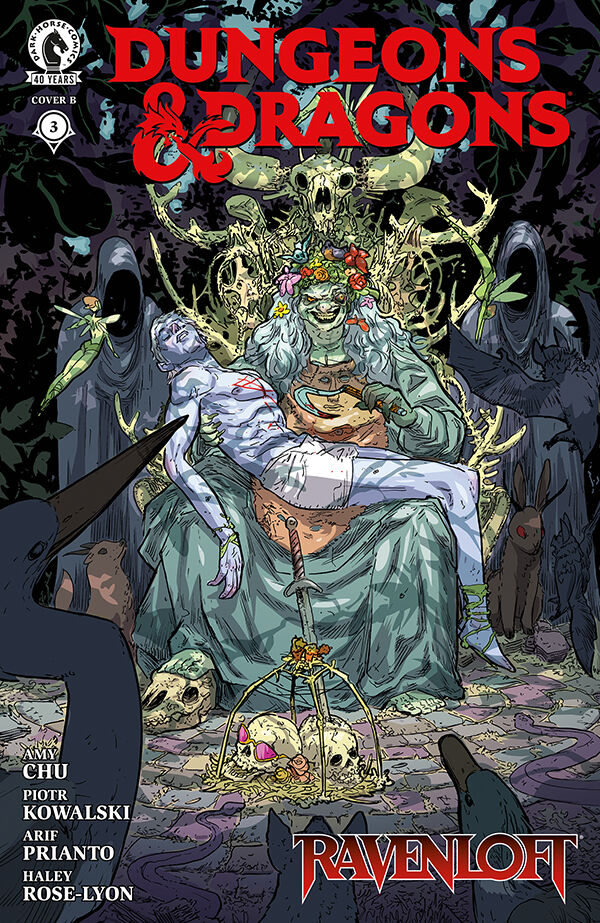 Cover of Dungeons & Dragons: Ravenloft #3 (Riley Rossmo Variant Cover), published by Dark Horse