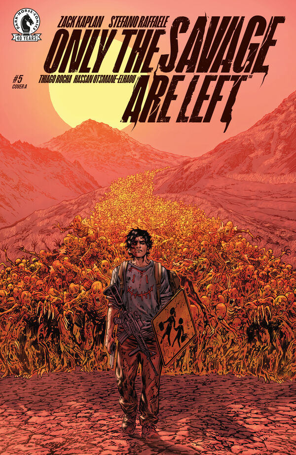 Cover of Only the Savage Are Left #5, published by Dark Horse