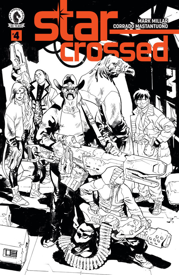 Cover of Star-Crossed #4 (Stuart Immonen Variant Cover), published by Dark Horse