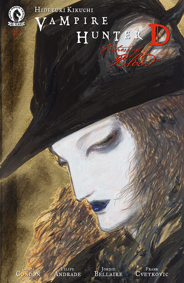 Cover of Vampire Hunter D: Fortress of Blood #1 (Yoshitaka Amano Variant Cover), published by Dark Horse