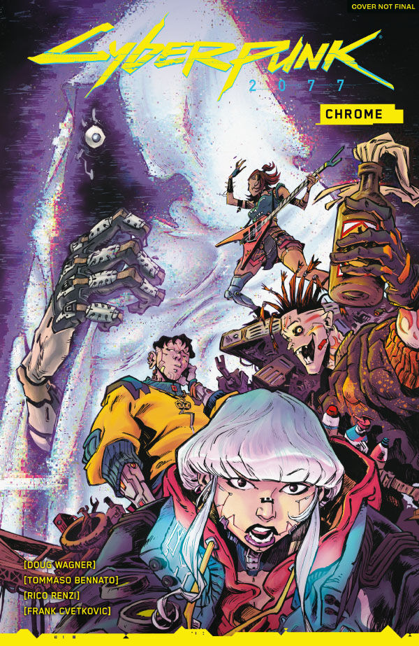 Cover of Cyberpunk 2077: Chrome TPB, published by Dark Horse