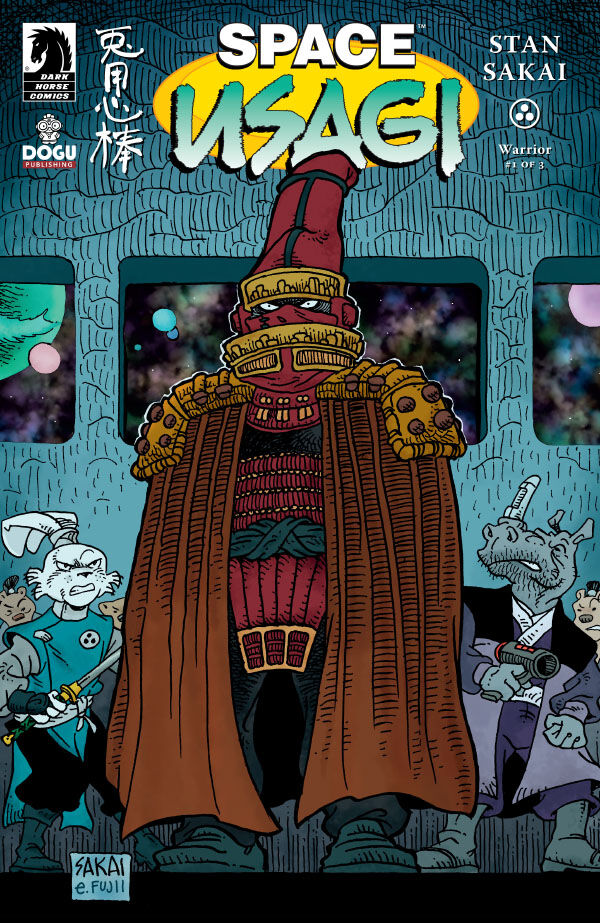 Cover of Space Usagi: Warrior #1 (Stan Sakai Variant Cover), published by Dark Horse