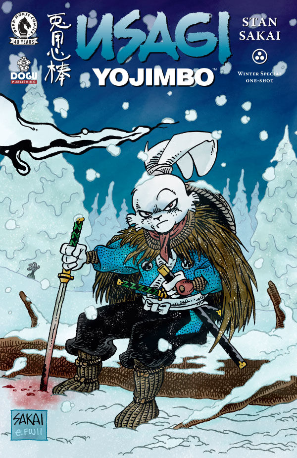 Cover of Usagi Yojimbo Winter Special One-Shot, published by Dark Horse